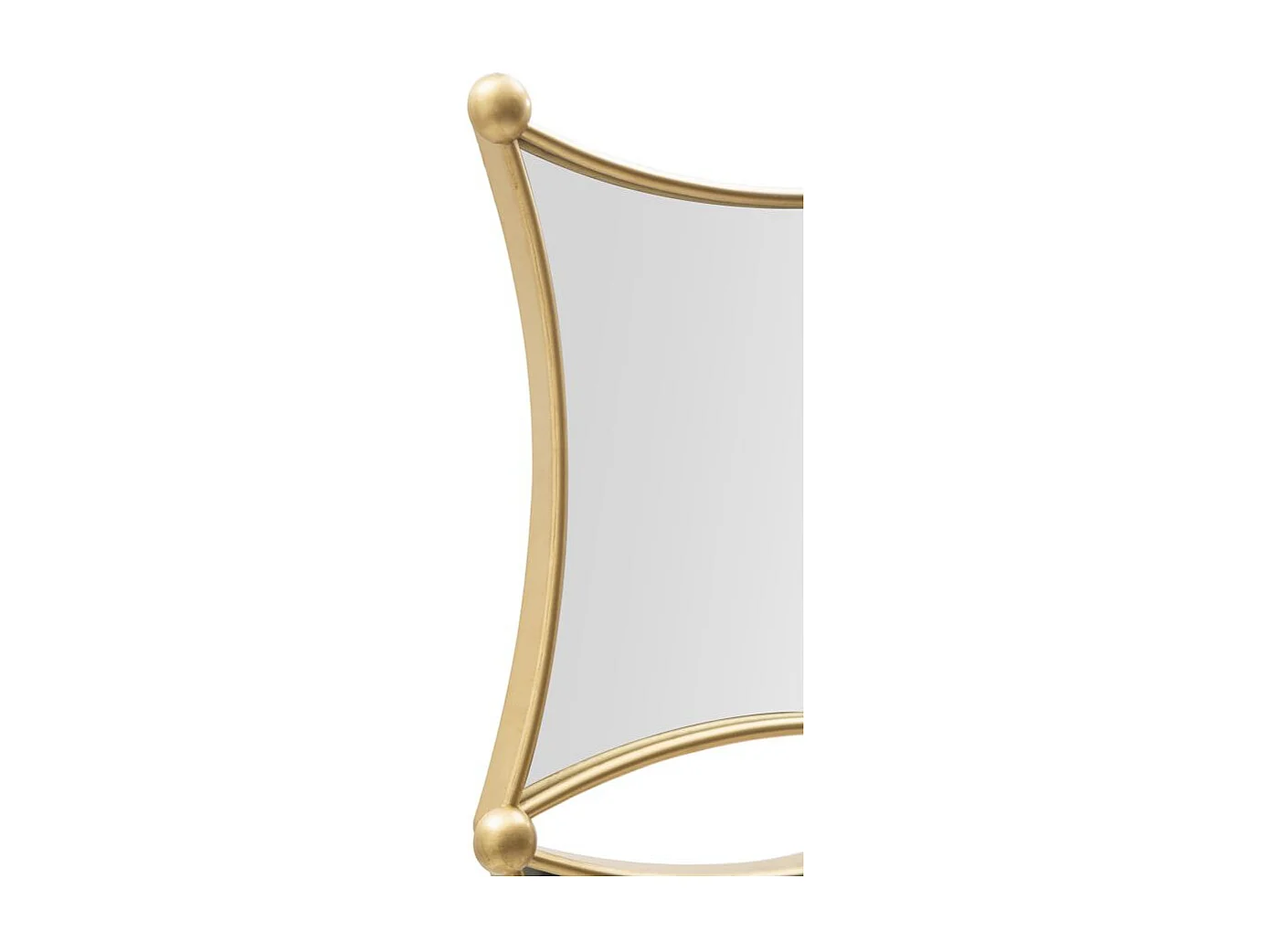 Miroir Mural Composition Déco "Jalo" 68cm Or