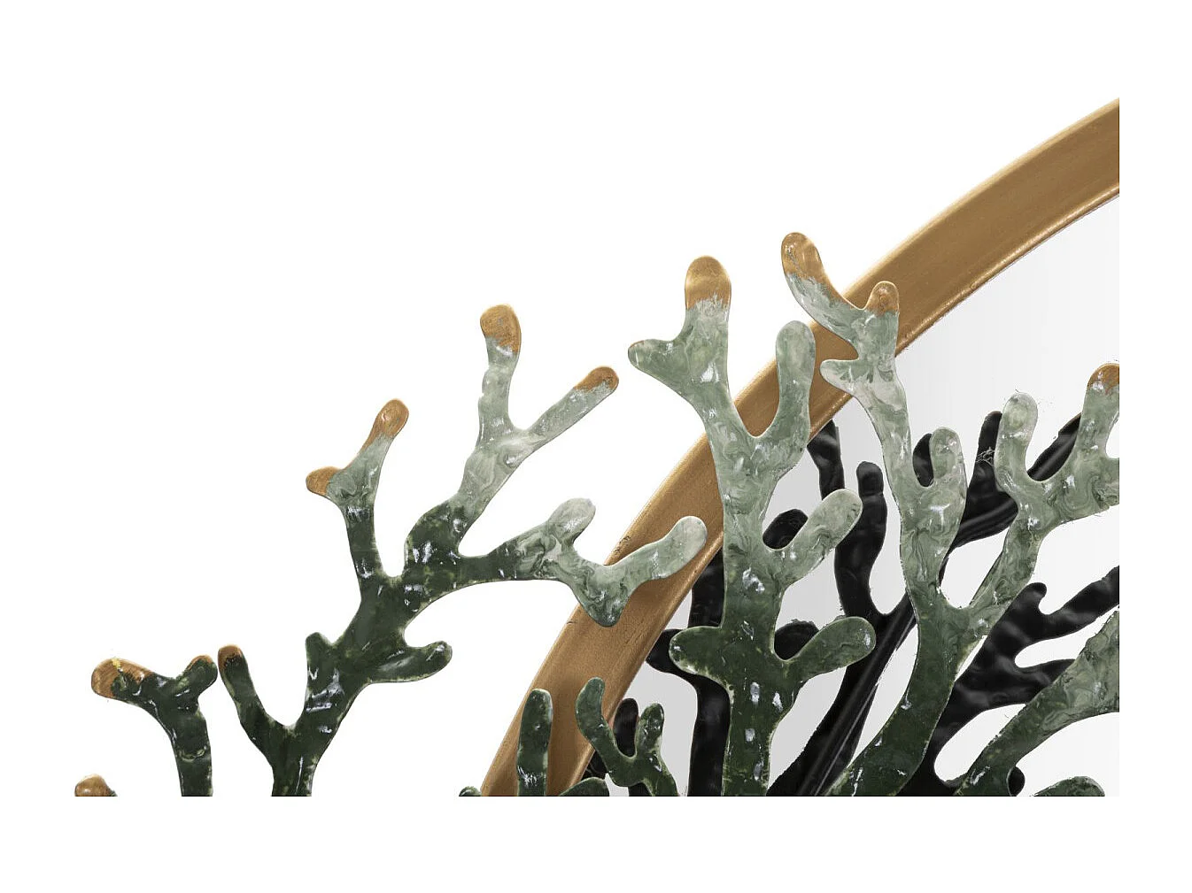 Miroir Mural Déco "Coral" 88cm Multicolore