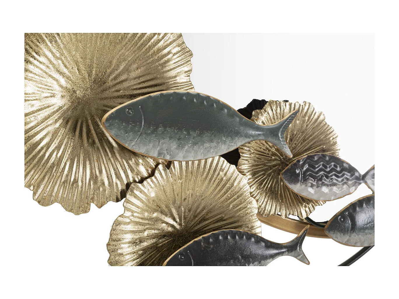 Miroir Mural Déco "Coral" 88cm Multicolore