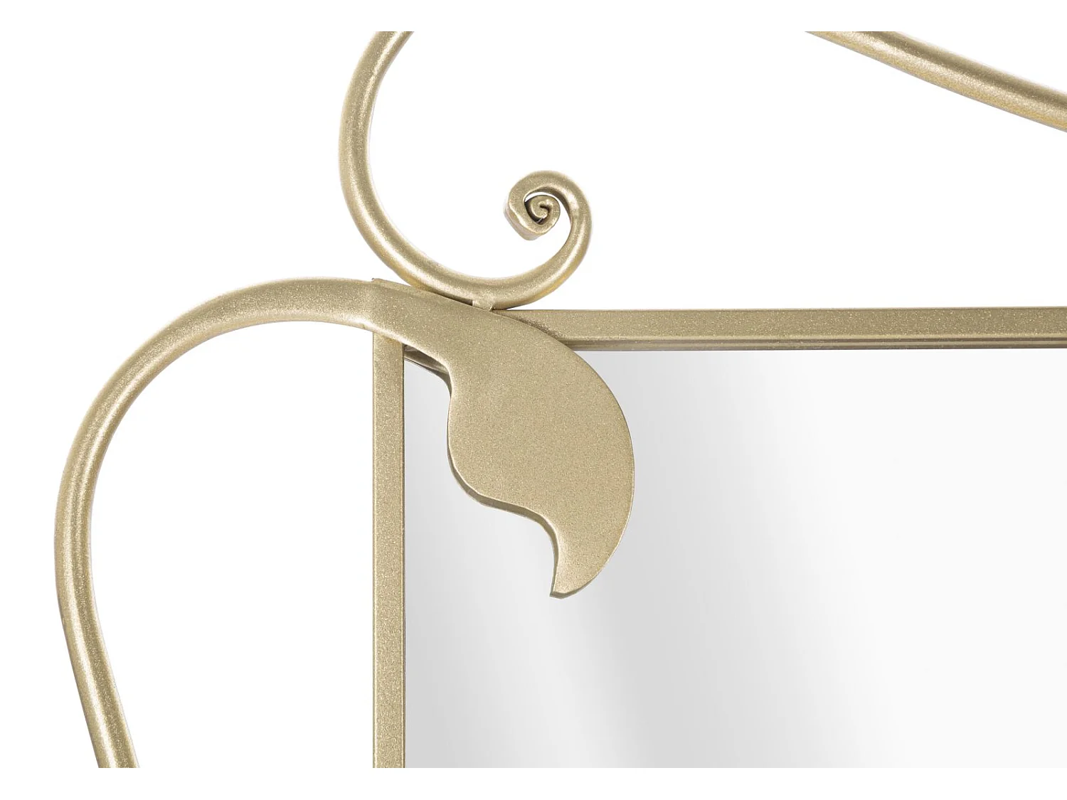 Miroir Mural Design "Pétale" 110cm Or