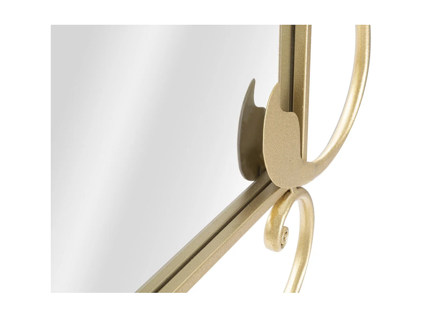 Miroir Mural Design "Pétale" 110cm Or