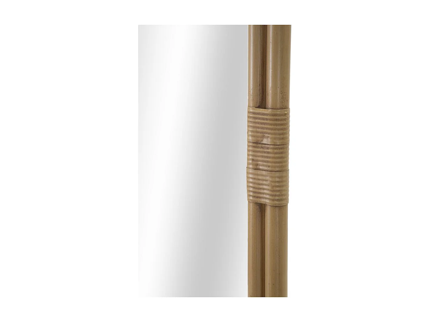 Specchio da pavimento in metallo marrone cm 77,5x3,3x151