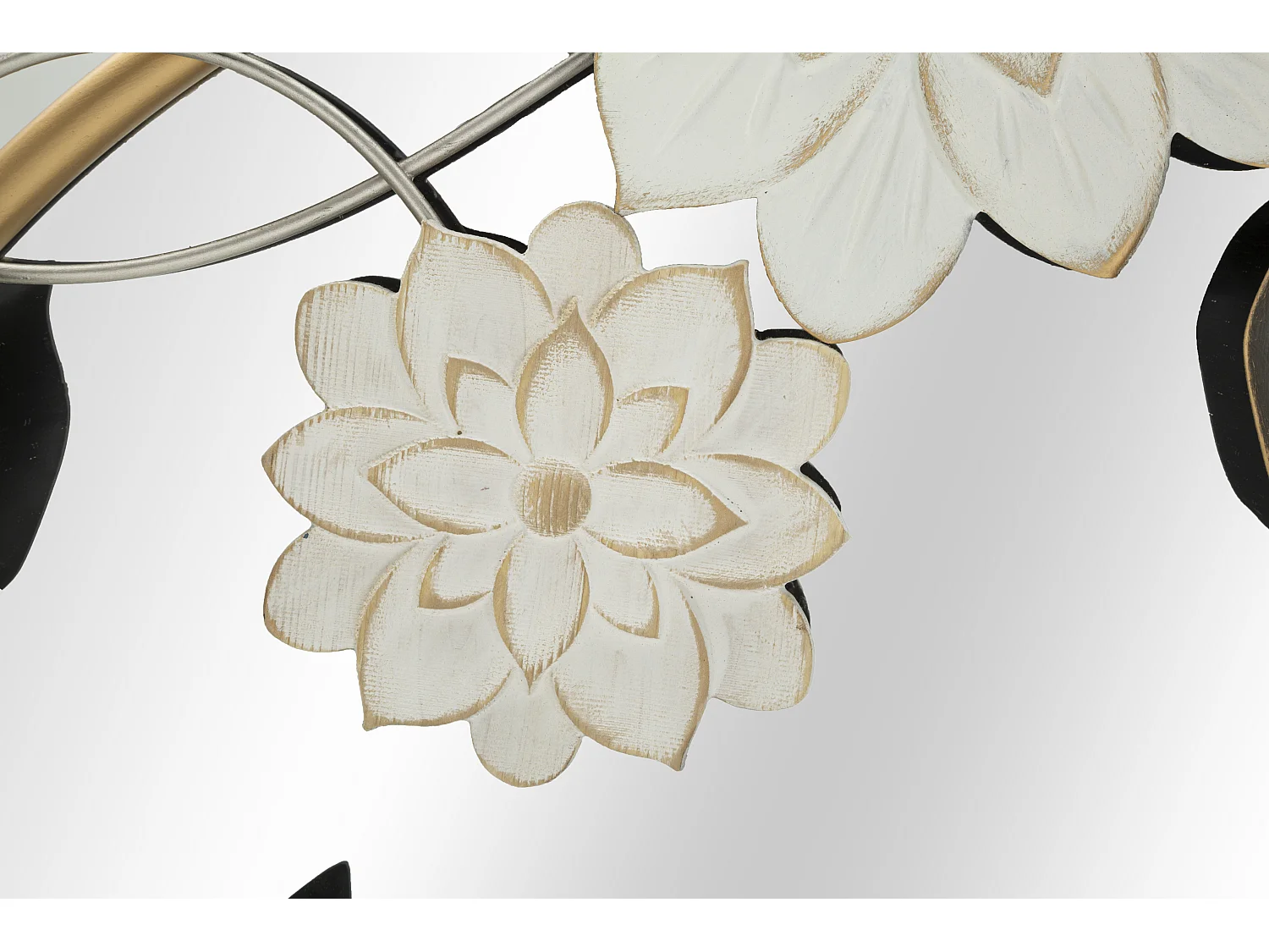 Specchio da parete in metallo multicolore cm 74,9x7x66