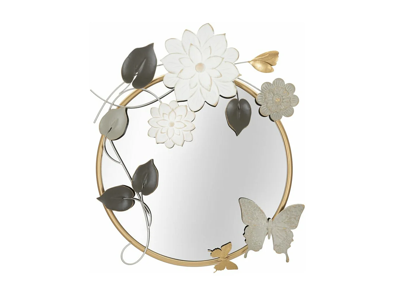 Miroir Mural Déco "Tonis" 74cm Multicolore