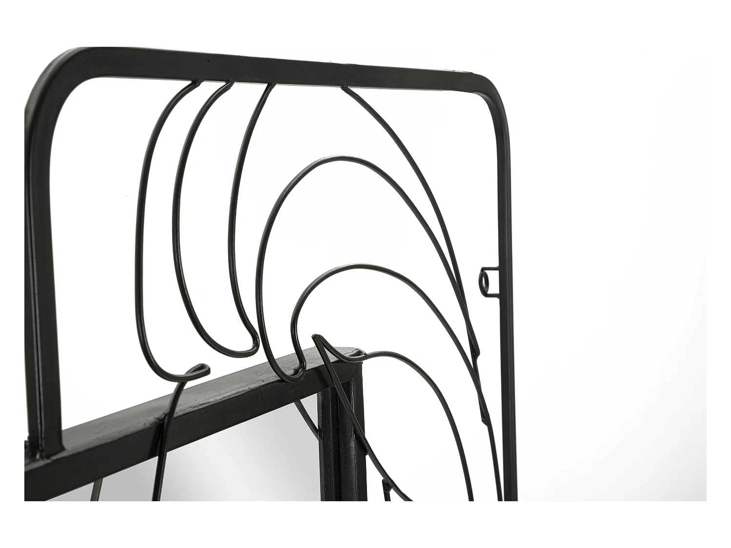 Miroir Mural Design "Éleanor" 85cm Noir