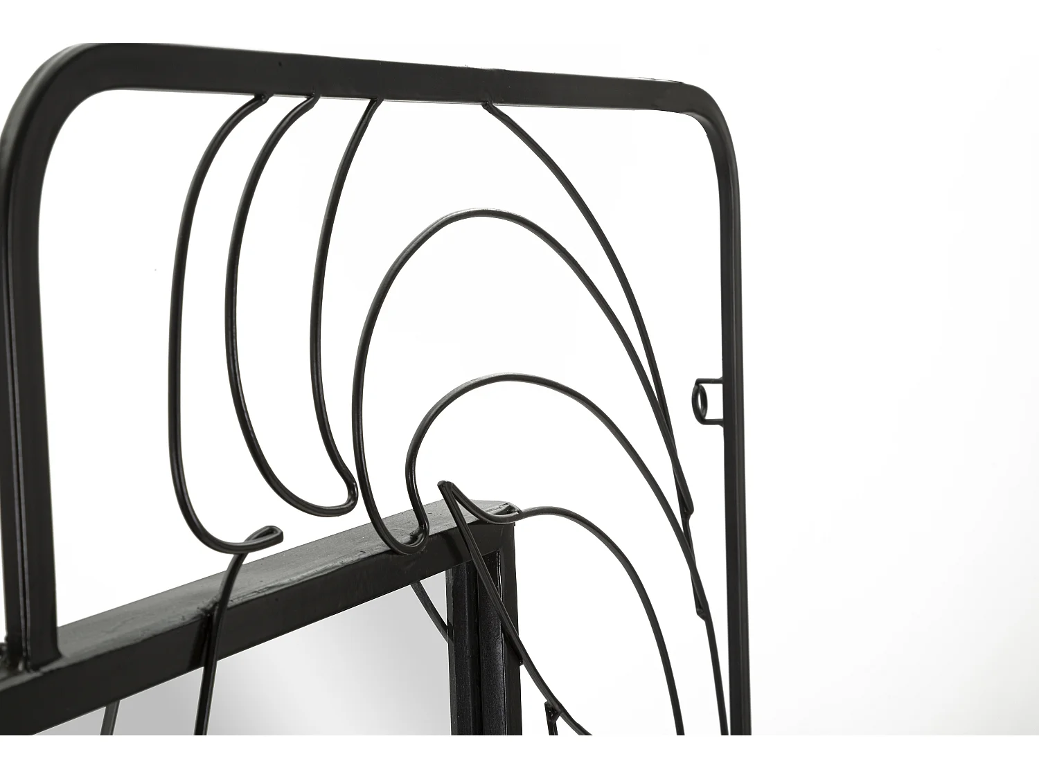 Miroir Mural Design "Éleanor" 85cm Noir