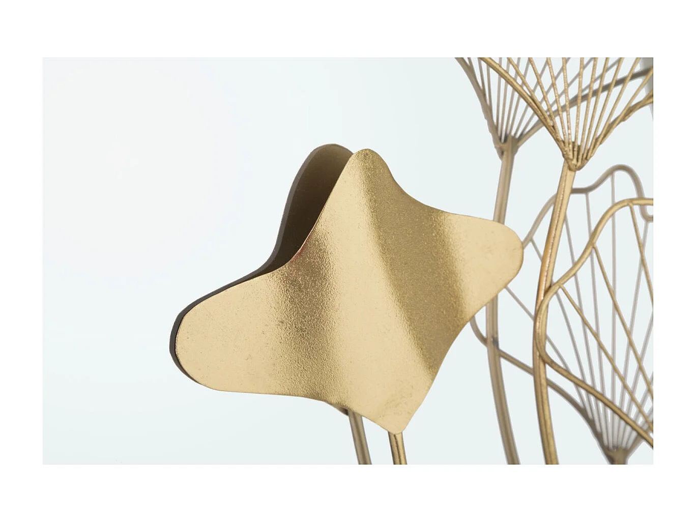 Miroir Mural Design "Flora" 75cm Or