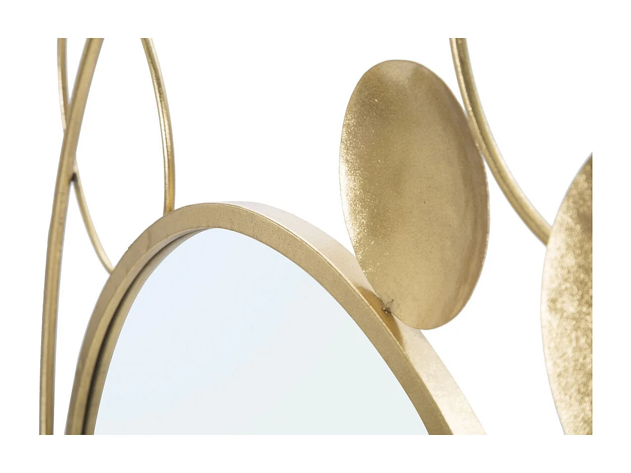 Miroir Mural Design "Planète" 90cm Or