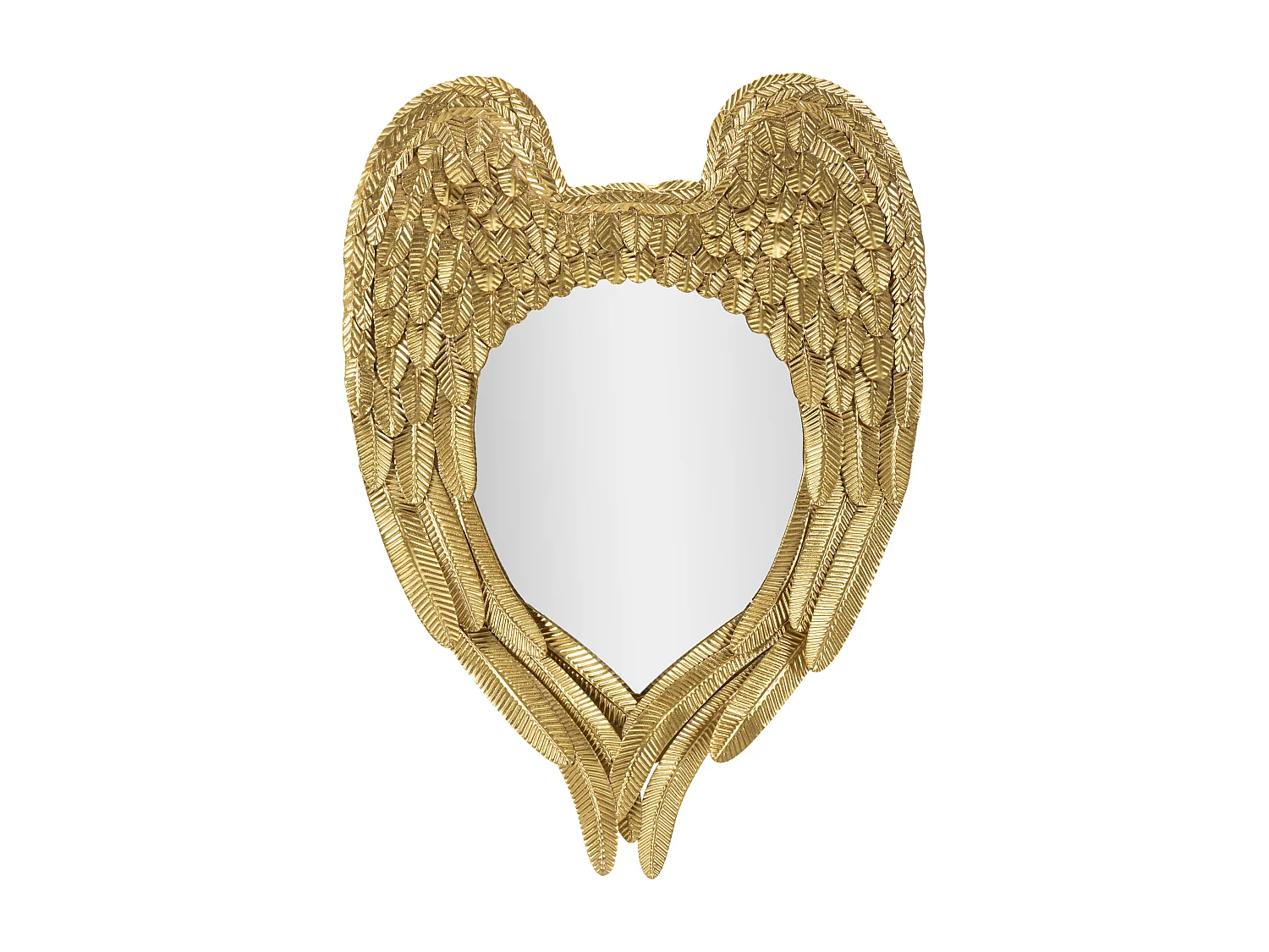 Miroir Mural Déco "Angel" 99cm Or