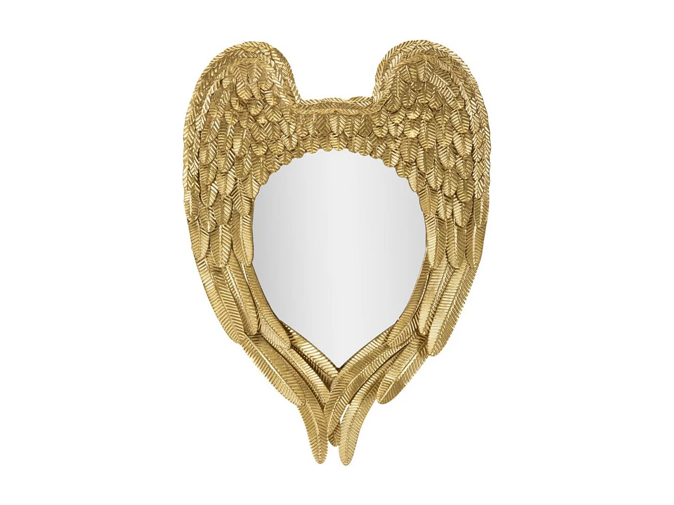 Miroir Mural Déco "Angel" 99cm Or