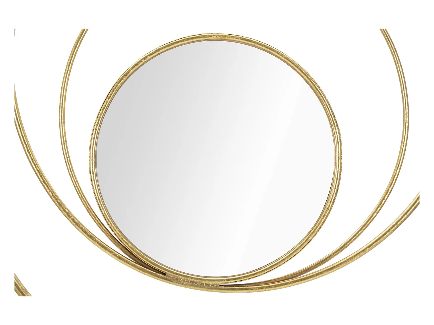 Miroir Mural Design "Arc" 80cm Or