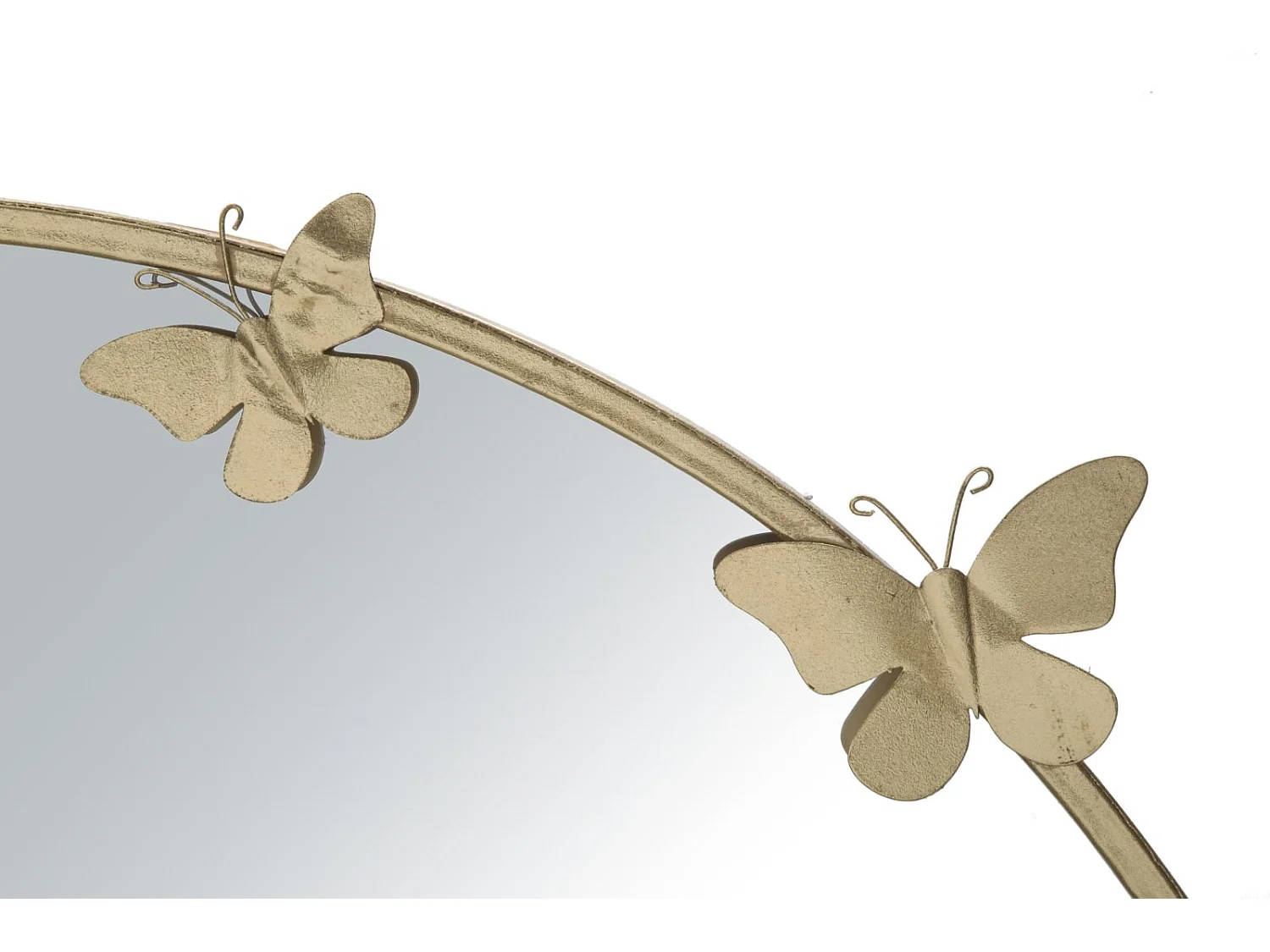 Miroir Mural Design "Butterfly" 94cm Or
