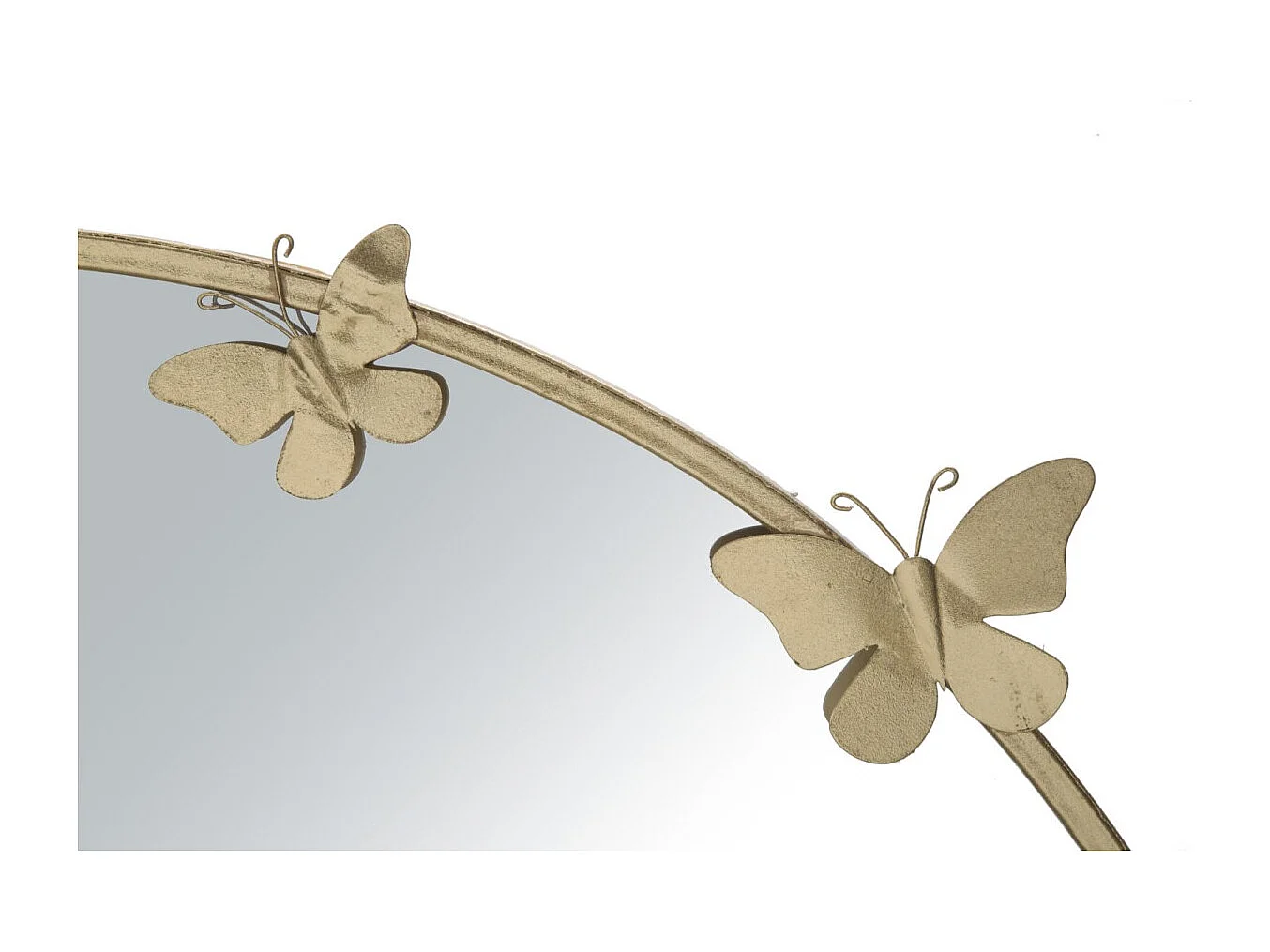 Miroir Mural Design "Butterfly" 94cm Or