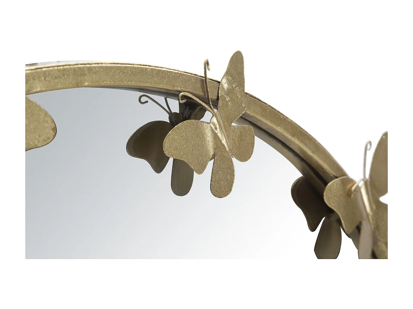 Miroir Mural Design "Butterfly" 94cm Or