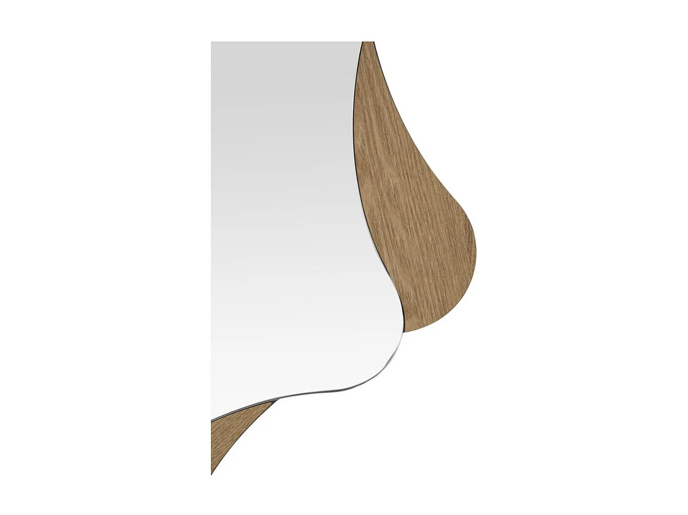 Miroir Mural Déco "Stars" 80cm Naturel