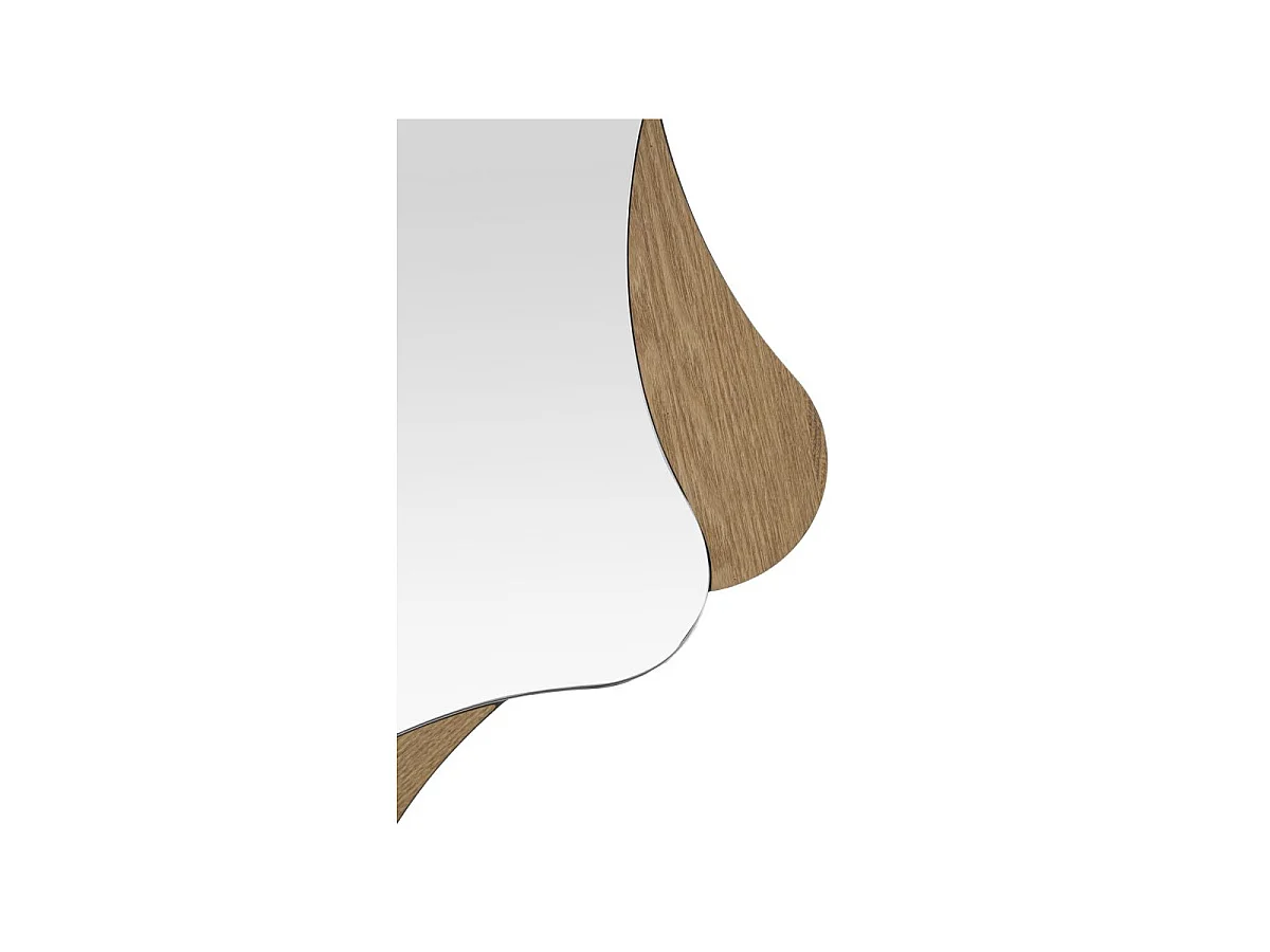 Miroir Mural Déco "Stars" 80cm Naturel