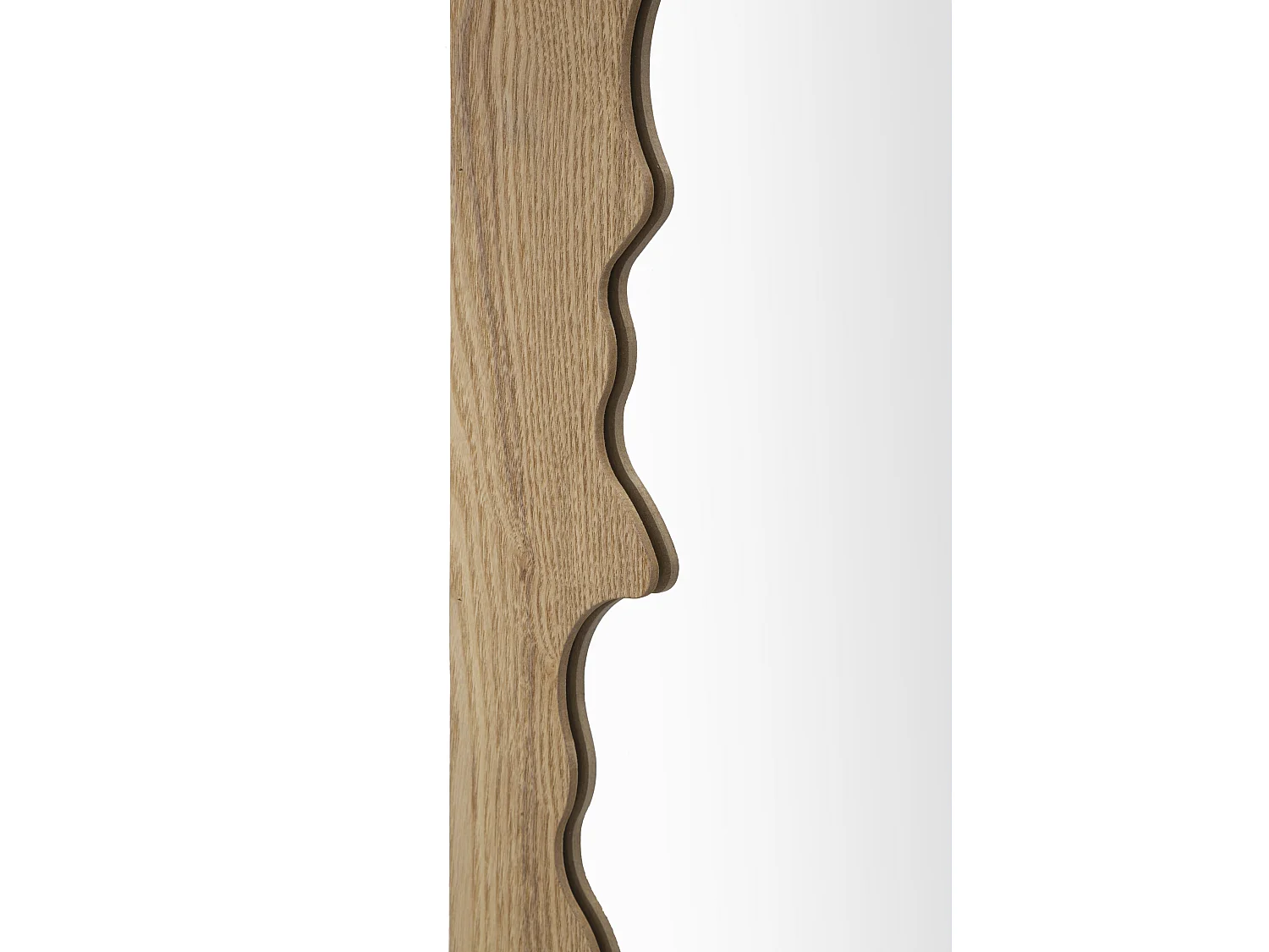 Miroir Mural Déco "Shape" 90cm Naturel