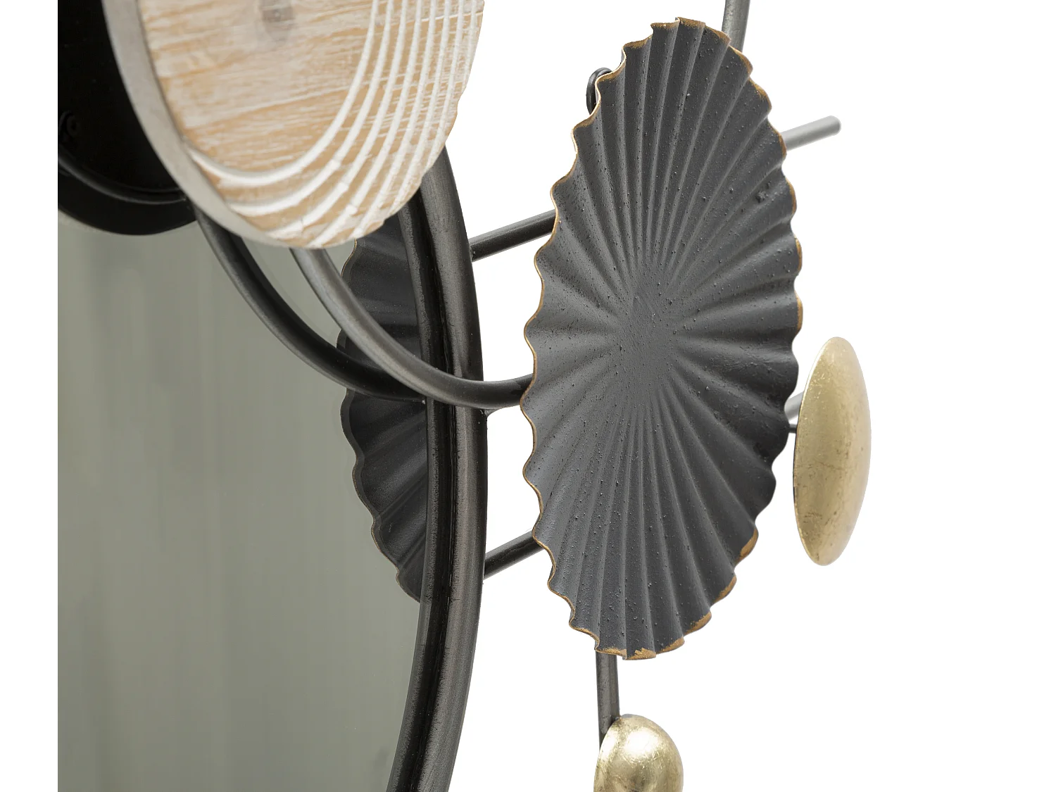 Miroir Mural Déco "Abstract" 90cm Multicolore