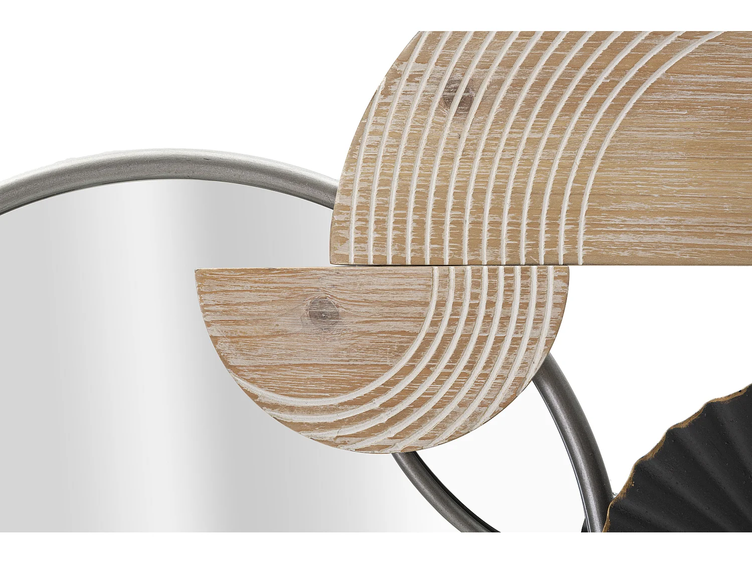 Miroir Mural Déco "Abstract" 90cm Multicolore