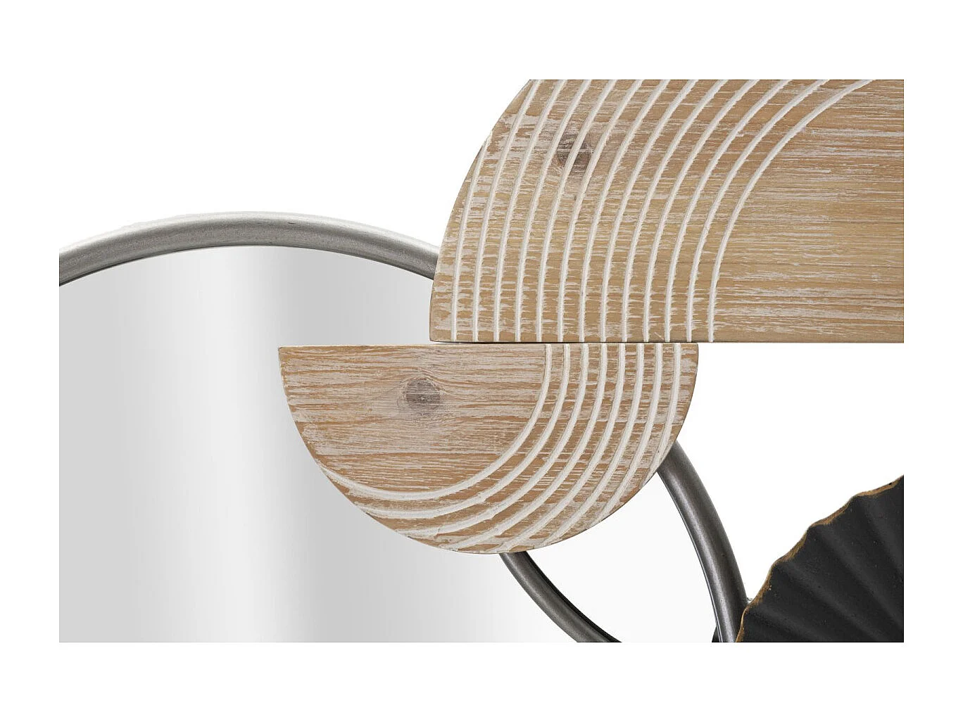 Miroir Mural Déco "Abstract" 90cm Multicolore