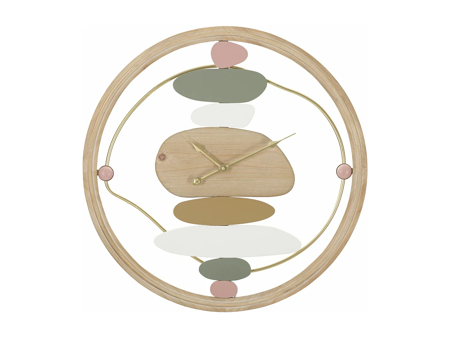 Horloge Murale Design "Colorful" 57cm Multicolore