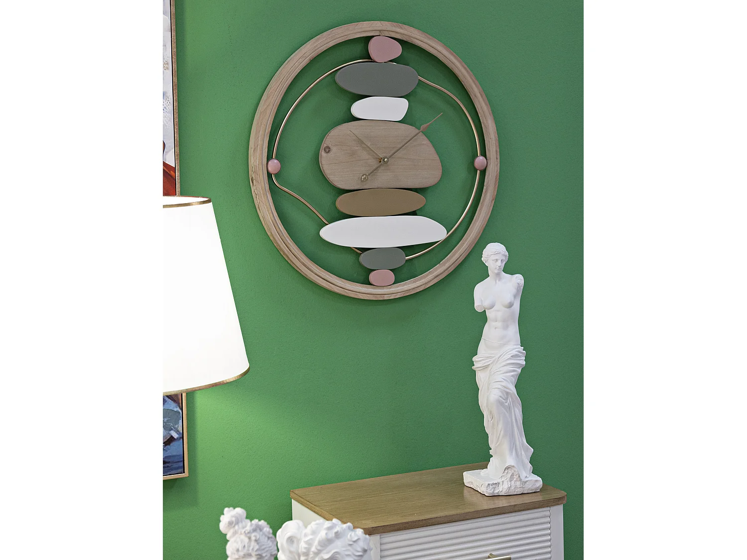 Horloge Murale Design "Colorful" 57cm Multicolore