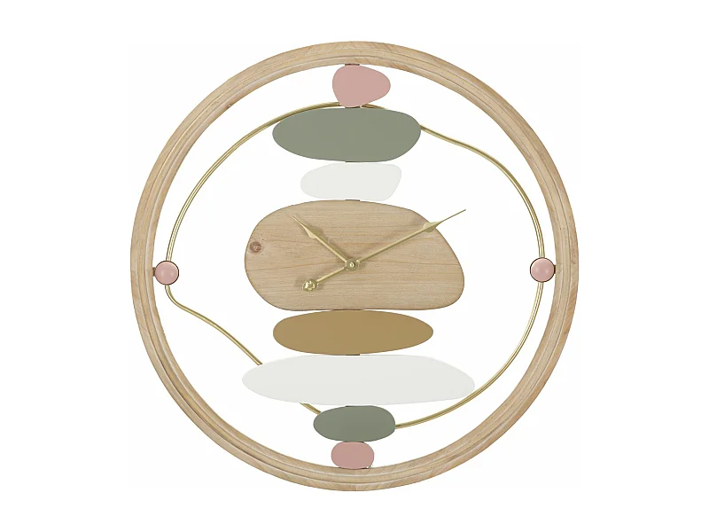 Horloge Murale Design "Colorful" 57cm Multicolore