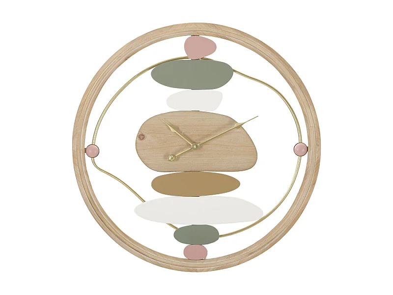 Horloge Murale Design "Colorful" 57cm Multicolore