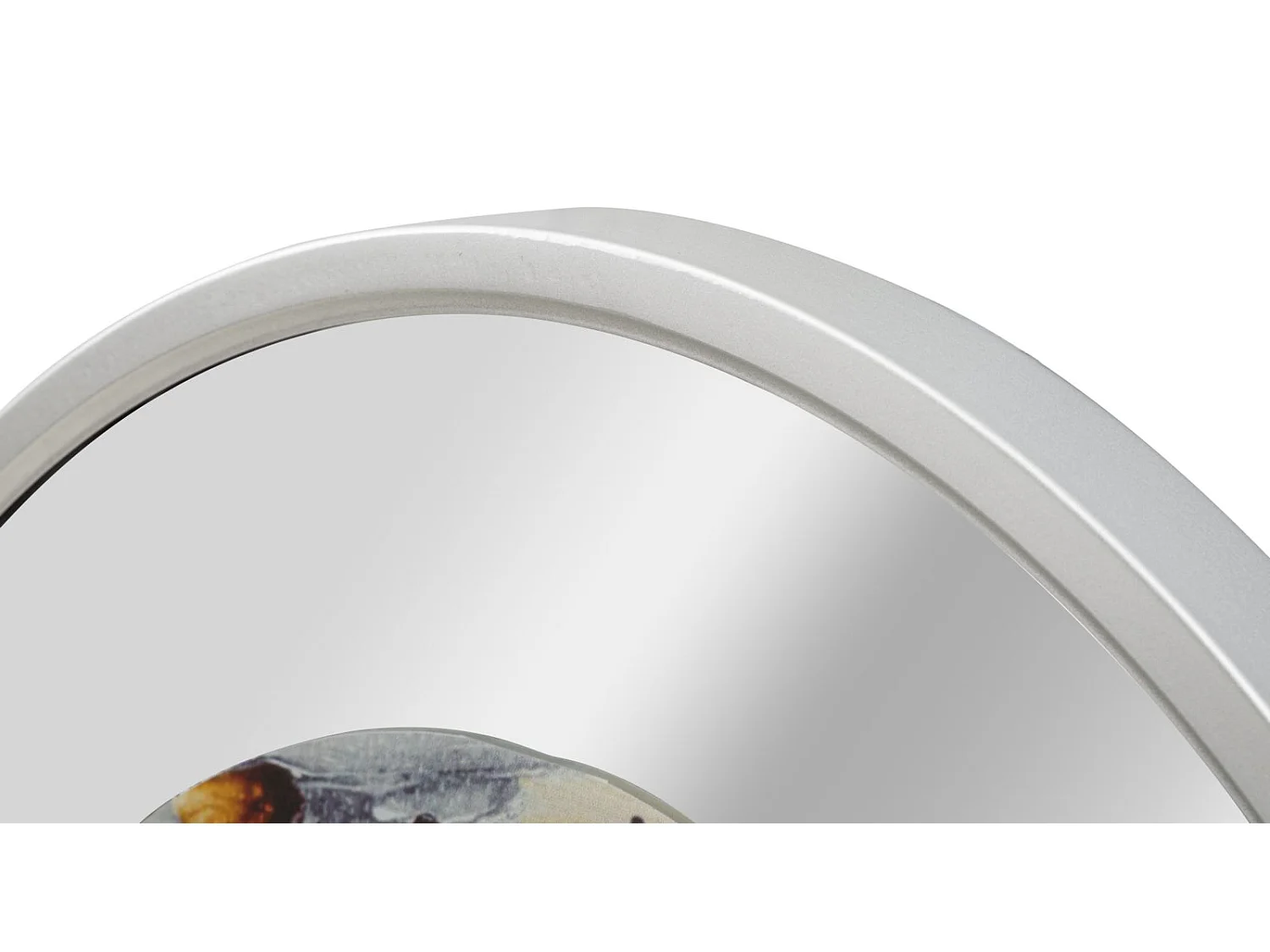 Horloge Murale en Verre "Miroir Grey" 60cm Multicolore