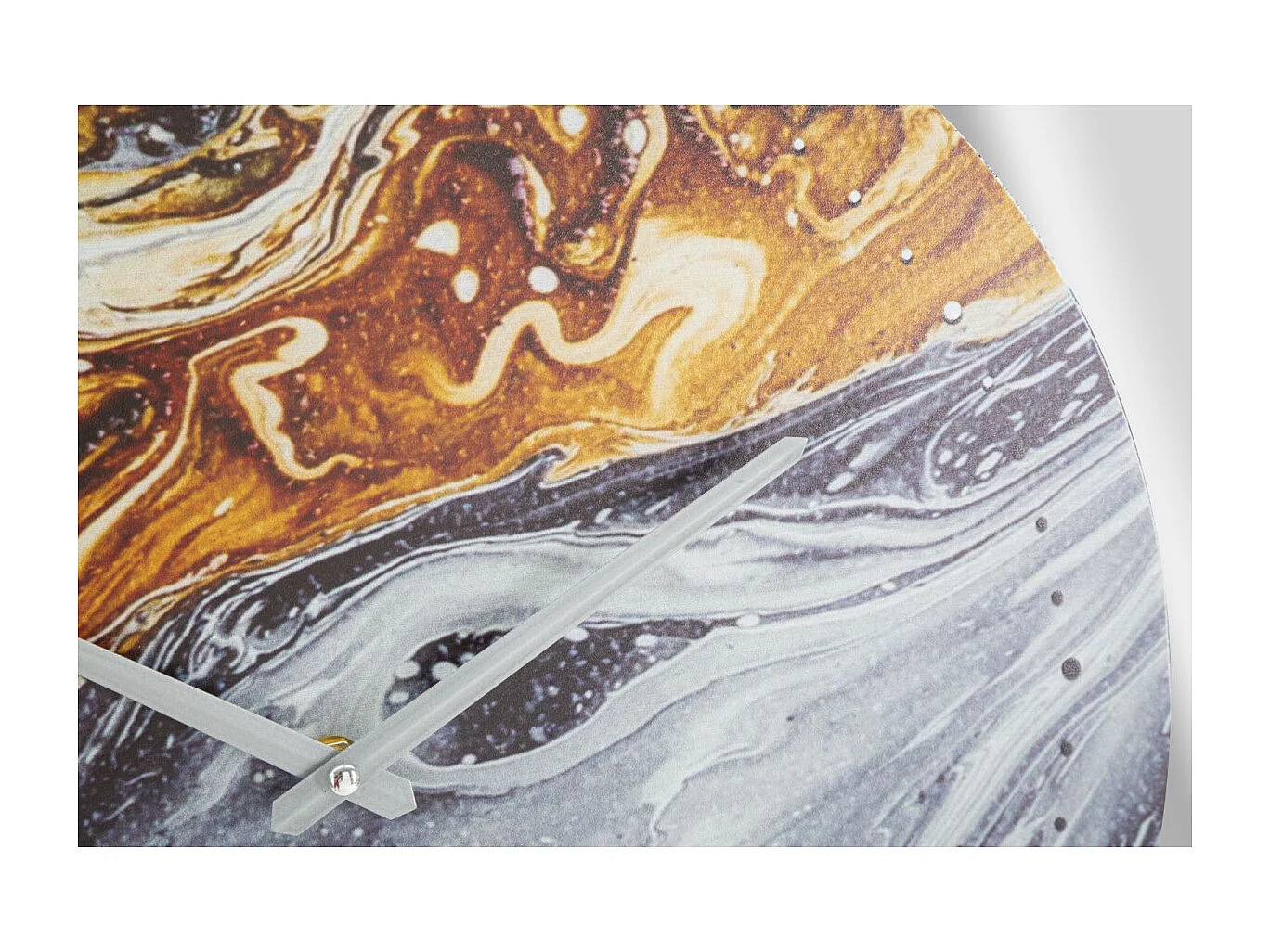 Meerkleurige metalen wandklok Ø 60x6 cm