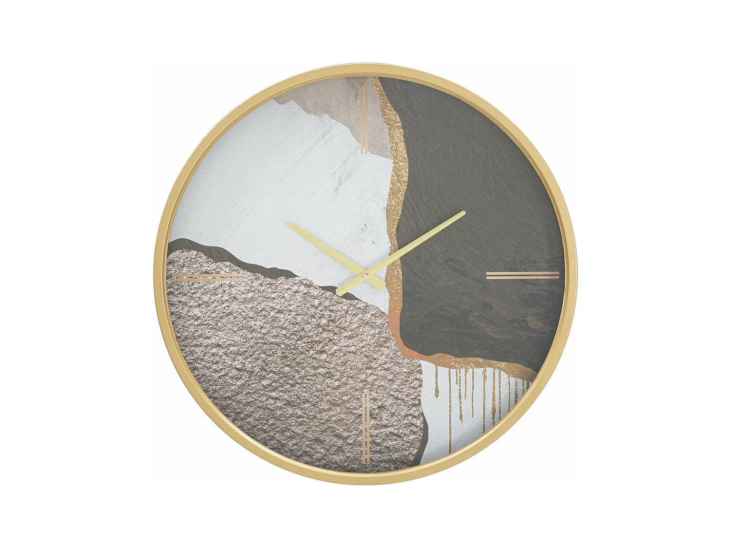 Horloge Murale en Verre "Art Mix" 60cm Multicolore