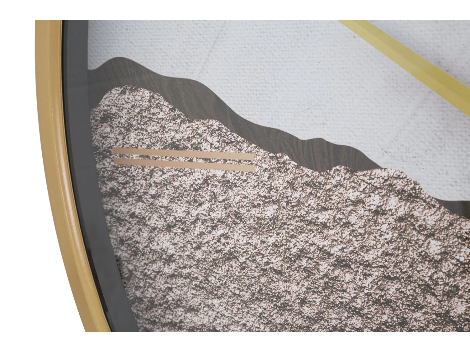 Horloge Murale en Verre "Art Mix" 60cm Multicolore