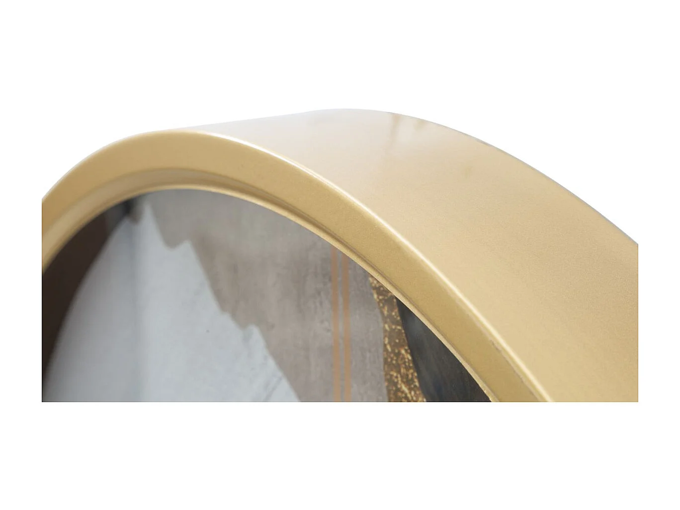 Meerkleurige metalen wandklok Ø 60x6 cm