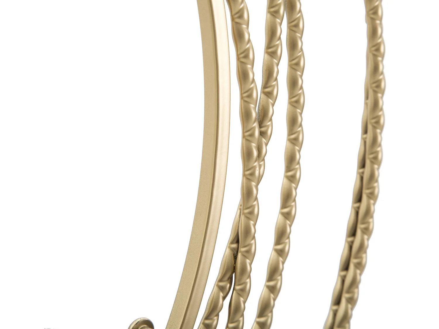 Horloge Murale en Métal "Strips" 50cm Or