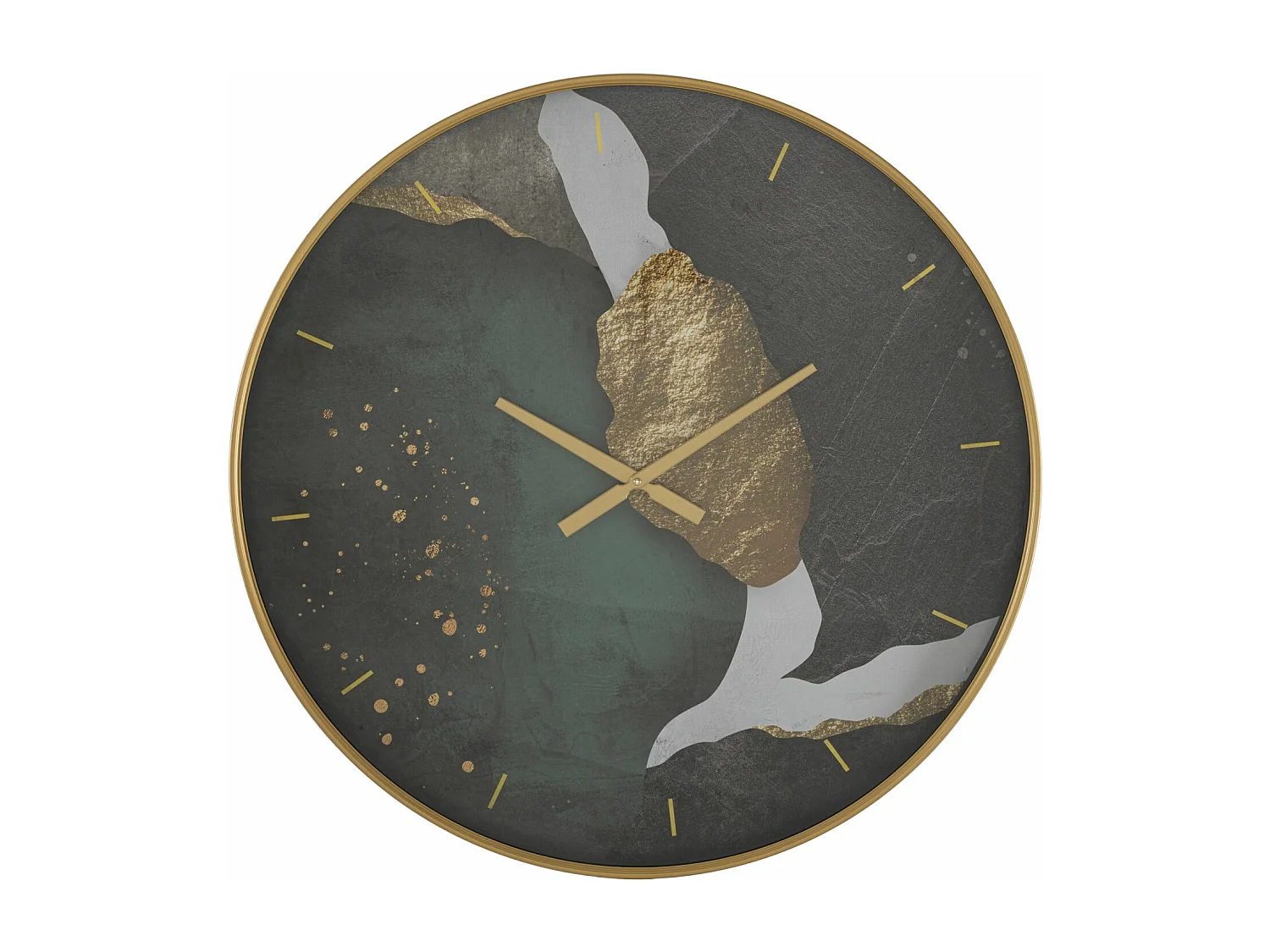 Orologio da parete in metallo multicolore Ø cm 80x6,5