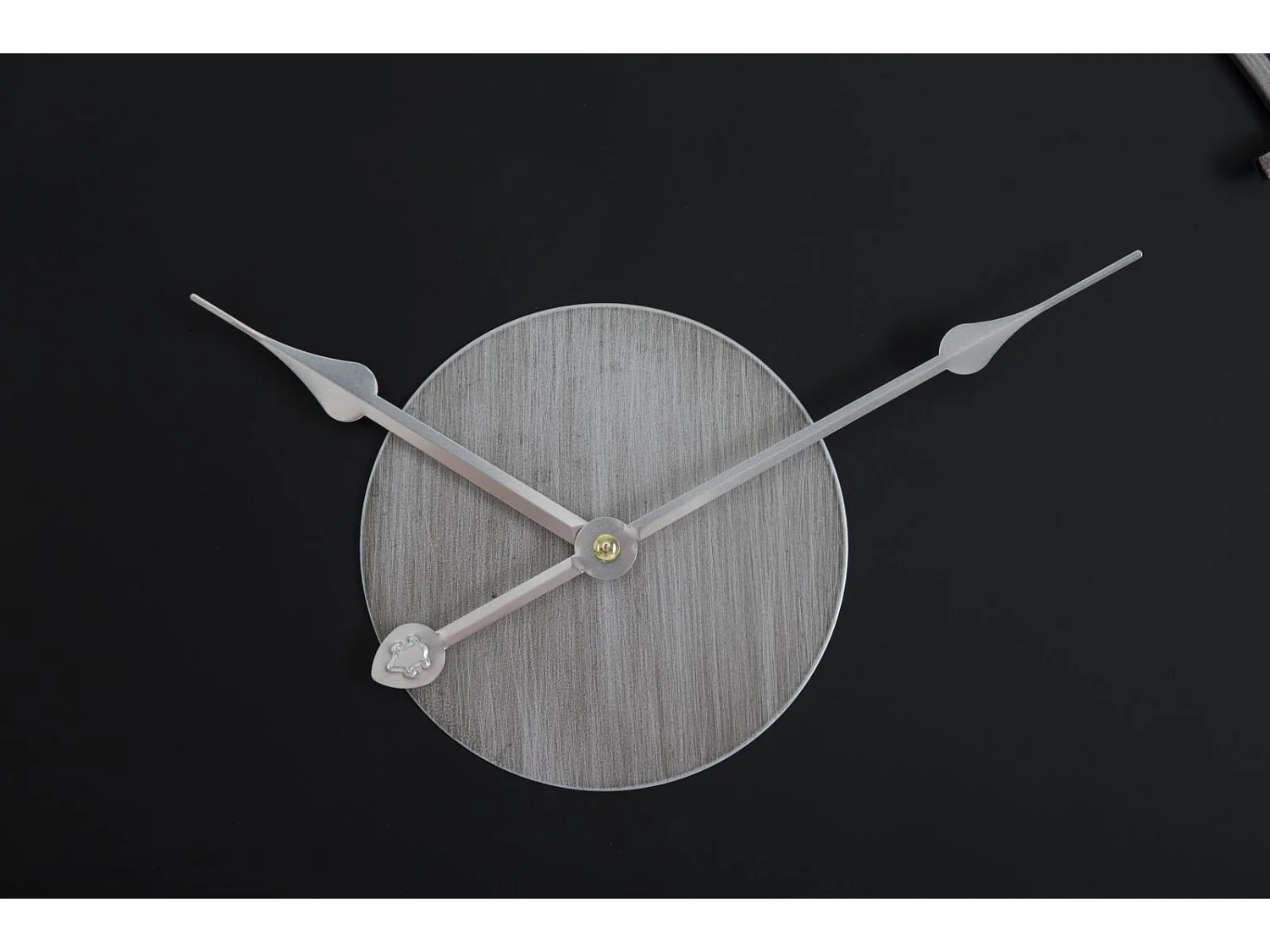 Horloge Murale en Métal "Silver Glam" 60cm Noir