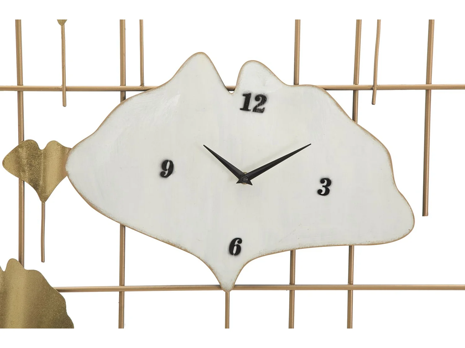 Horloge Murale en Métal "Tow" 133cm Or