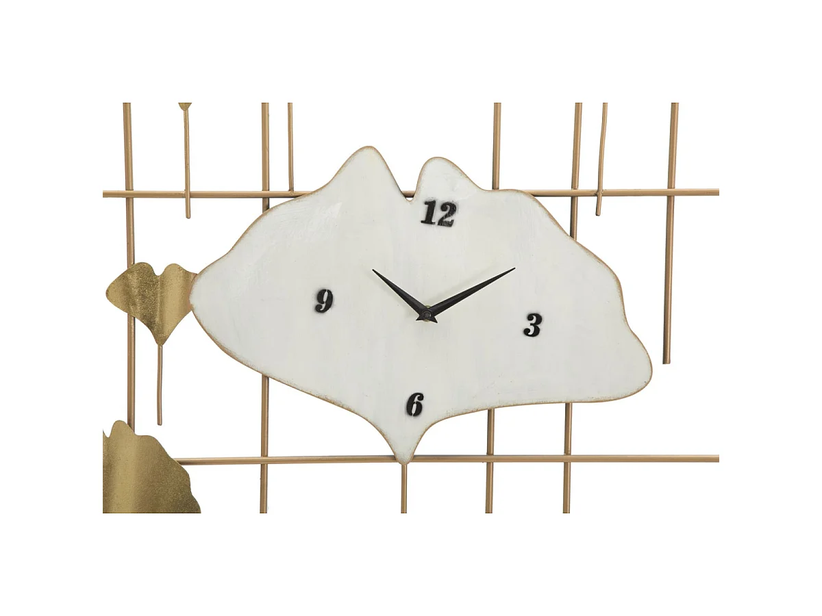 Horloge Murale en Métal "Tow" 133cm Or