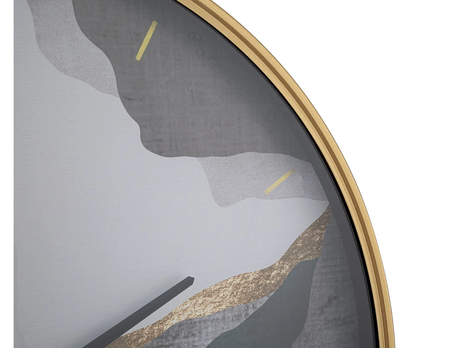 Orologio da parete in metallo multicolore Ø cm 60X6