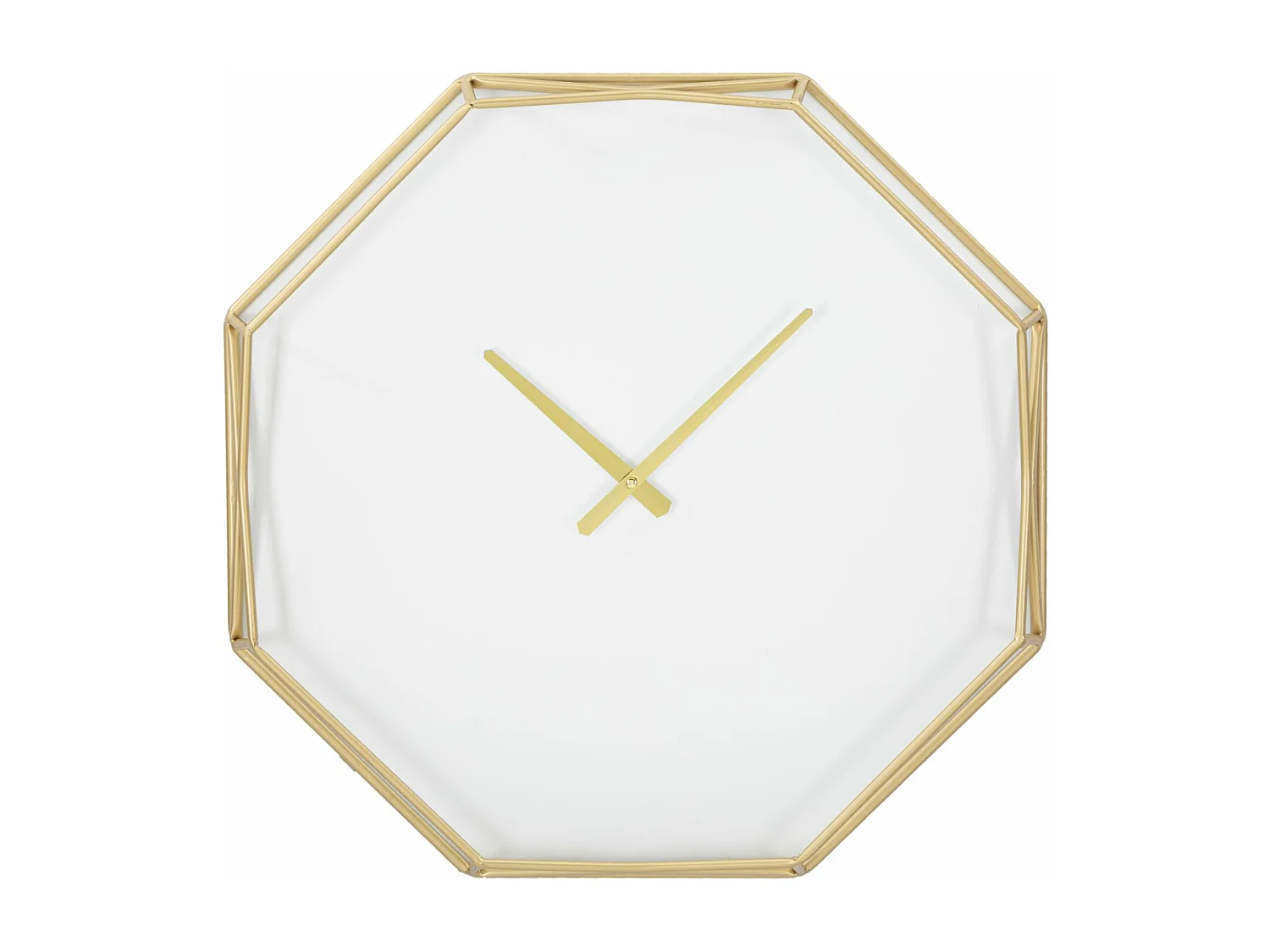 Orologio da parete in metallo bianco cm 56x6,5x56