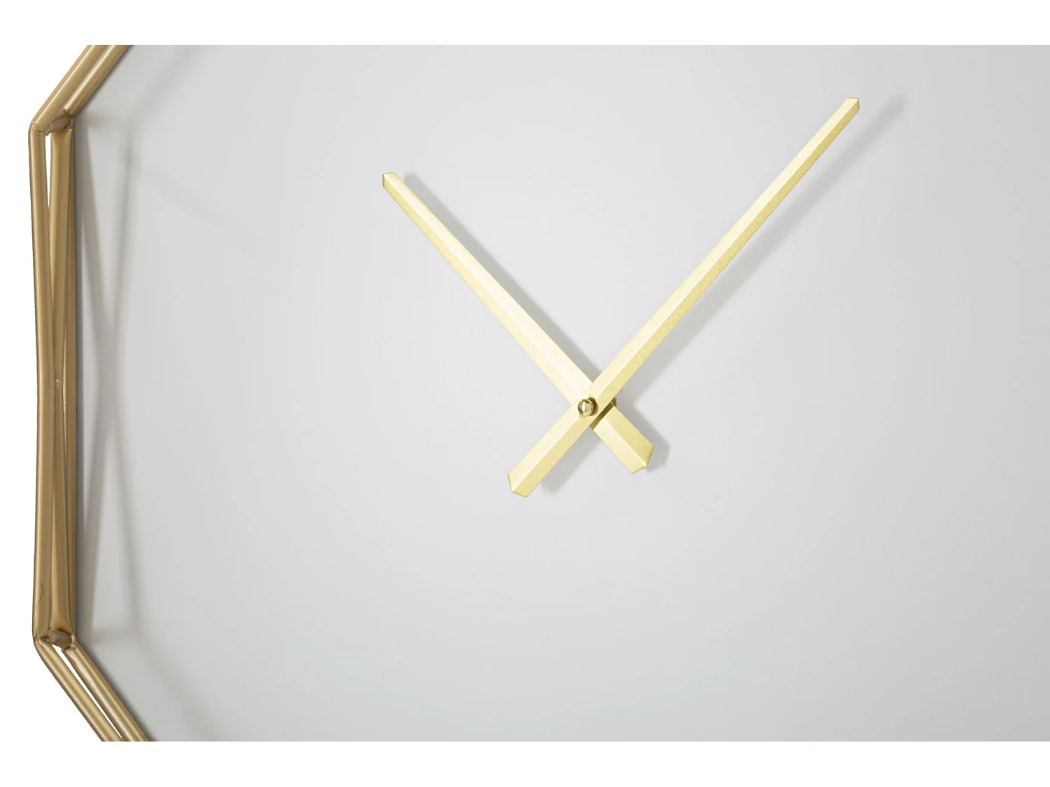 Orologio da parete in metallo bianco cm 56x6,5x56