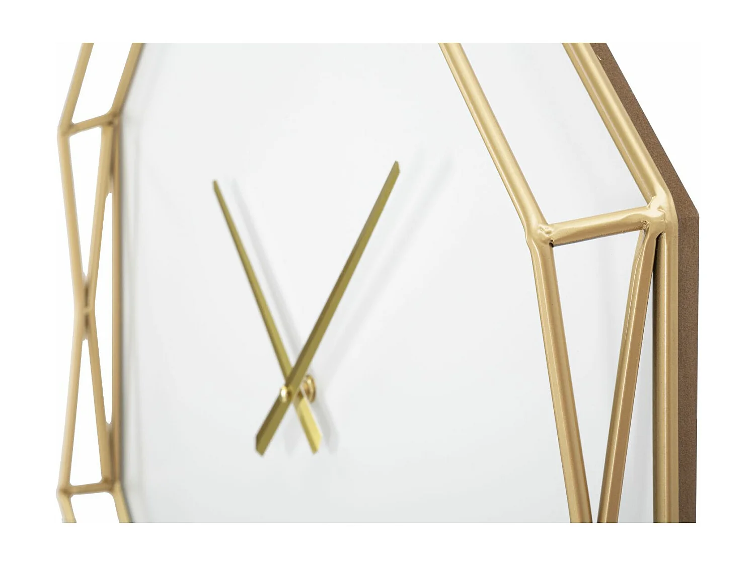 Horloge Murale en Métal "Goldy Octogonal" 56cm Or