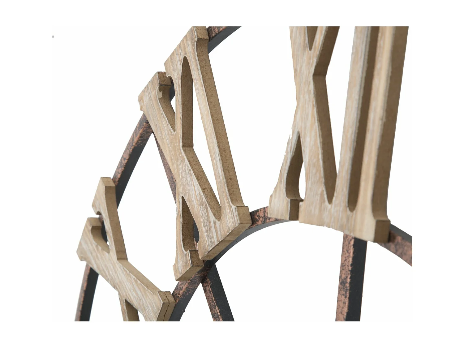 Orologio da parete in metallo marrone Ø cm 71,5x4