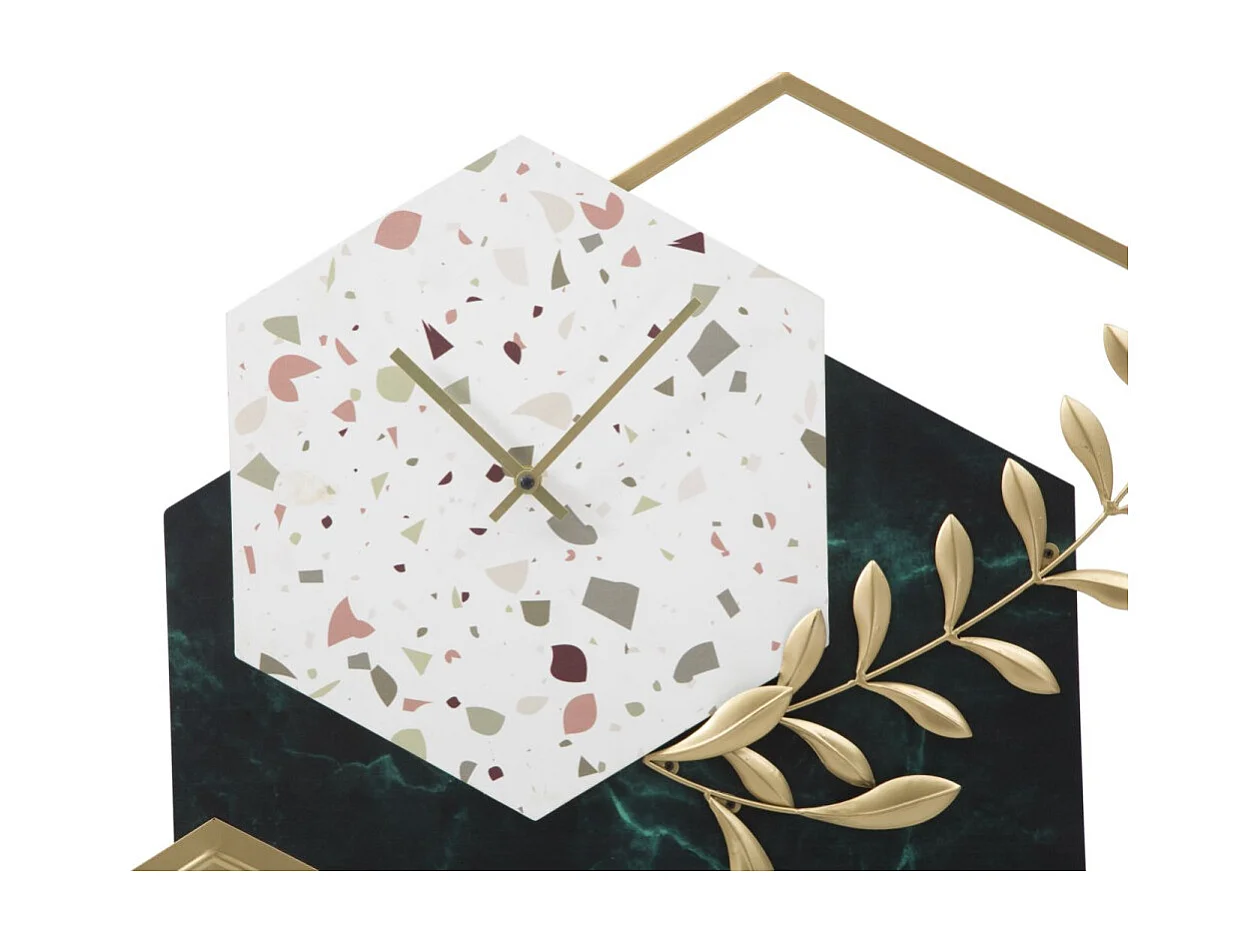 Orologio da parete in metallo multicolore cm 62x4,5x62