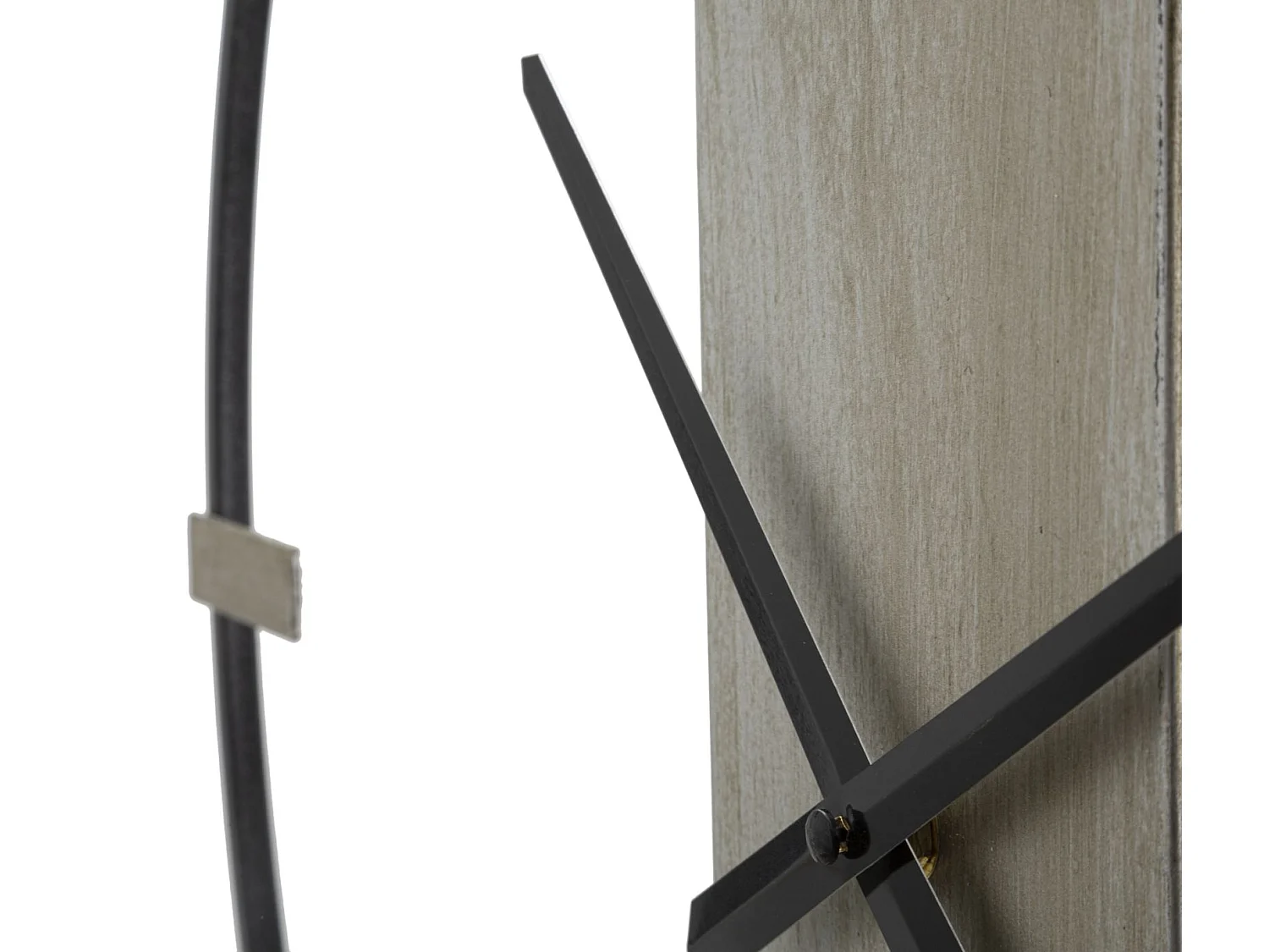 Horloge Murale en Métal "Silvery" 61cm Argent