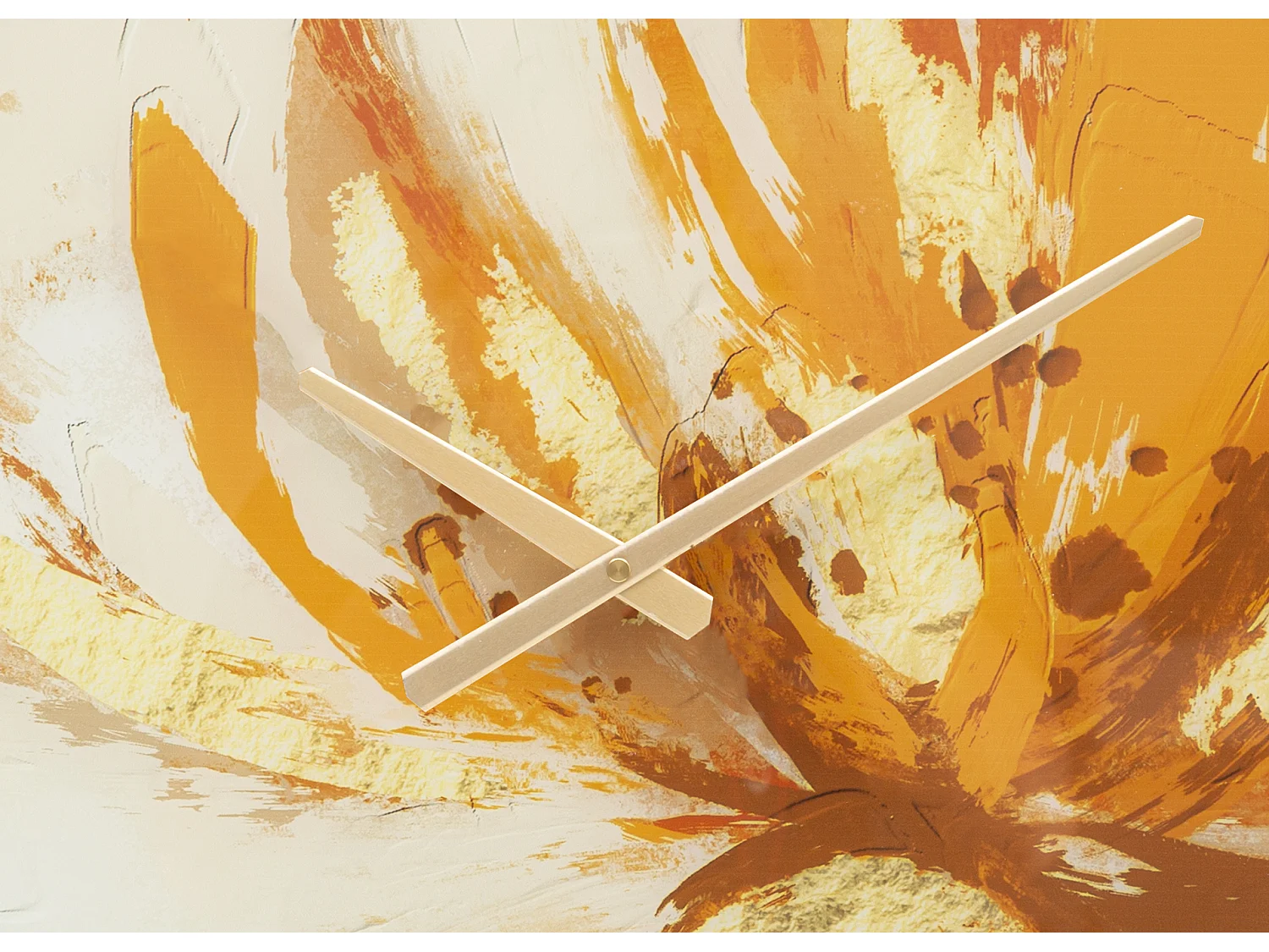 Orologio rotondo da parete in fibre di legno multicolore Ø cm 60x5