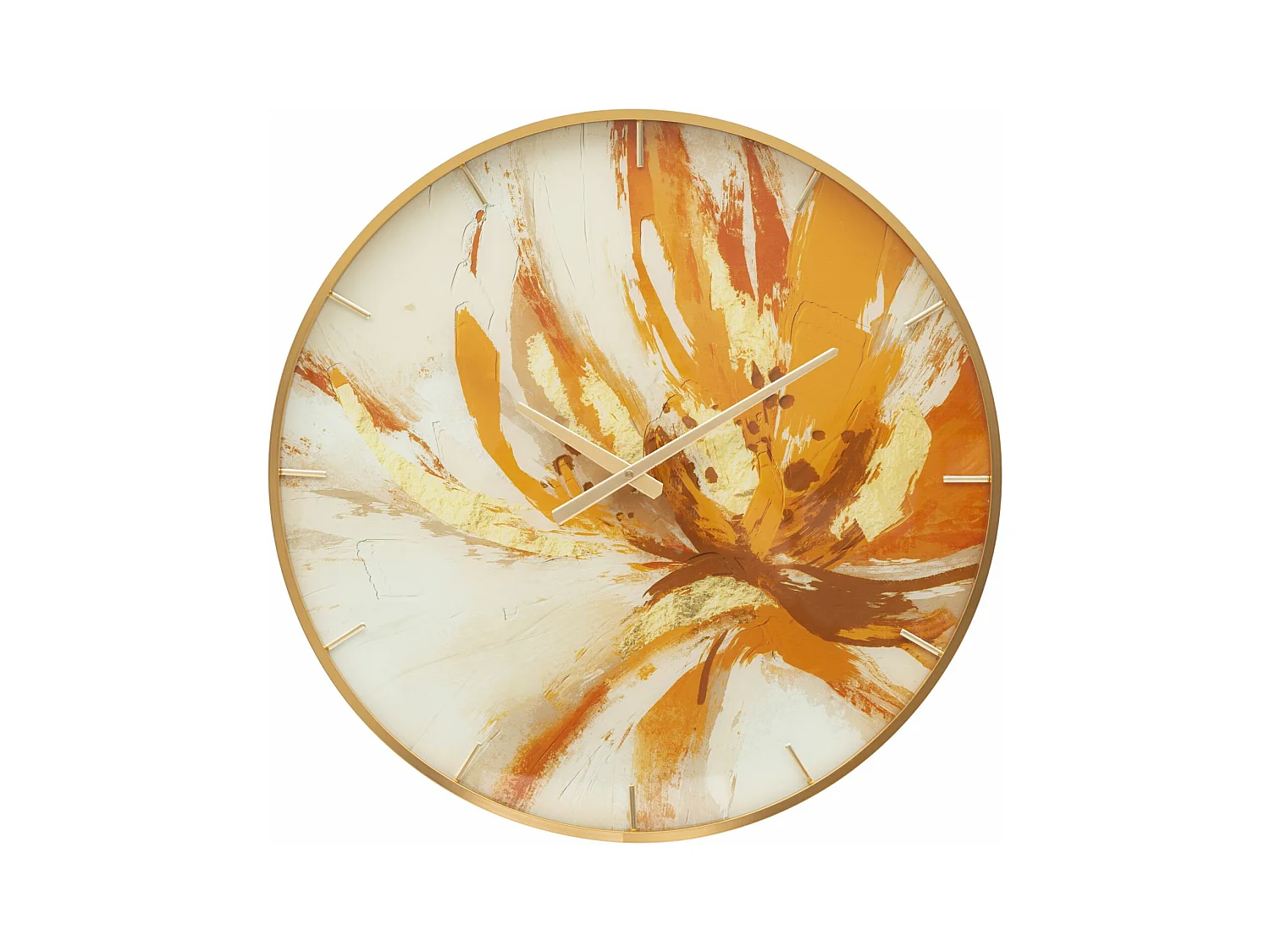 Horloge Murale en Verre "Toply" 60cm Multicolore