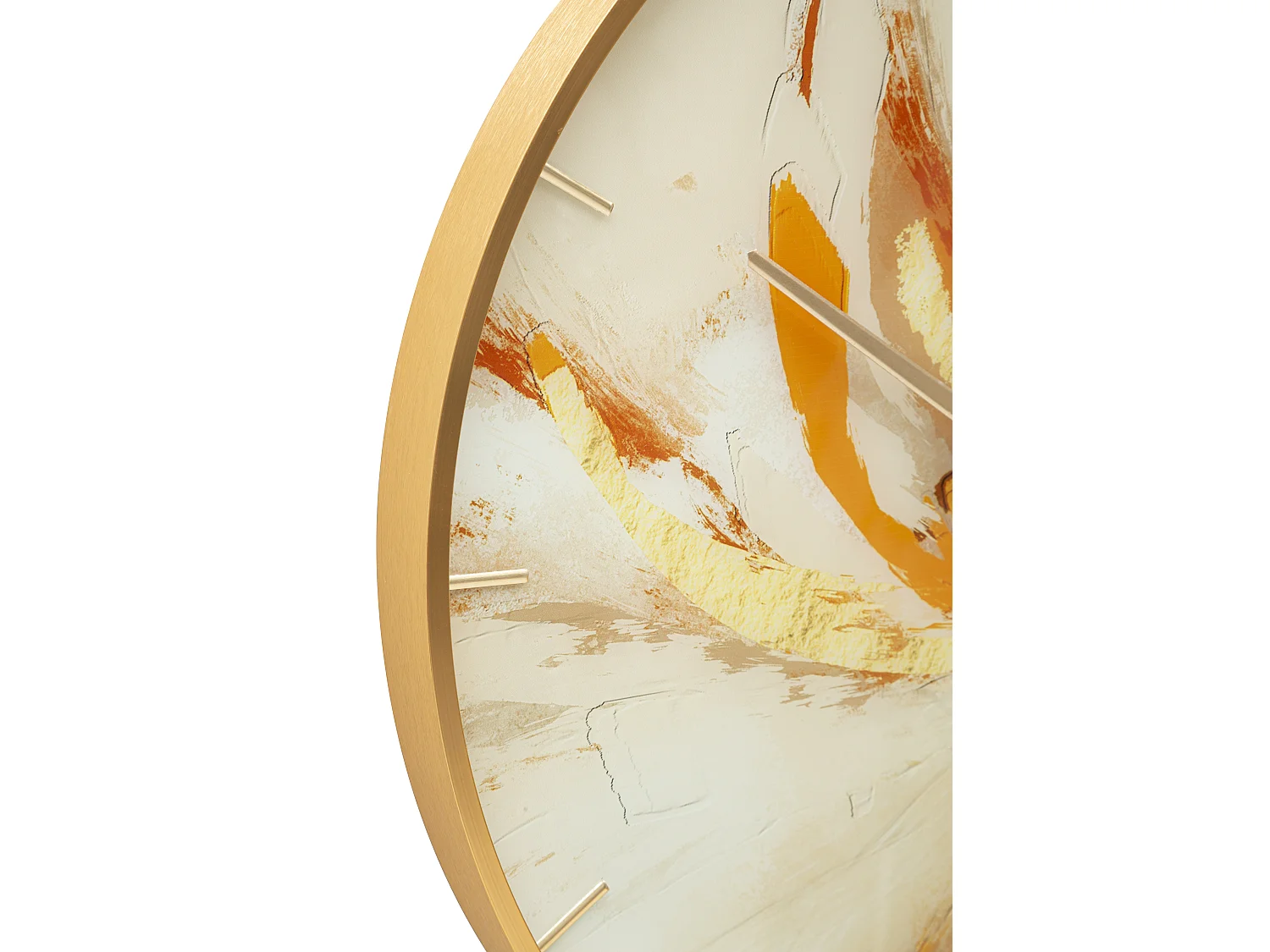 Horloge Murale en Verre "Toply" 60cm Multicolore