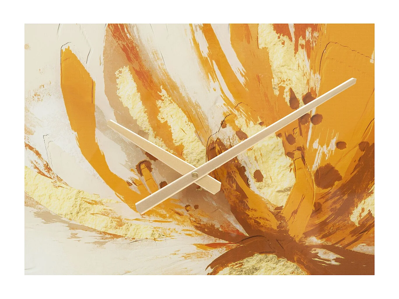 Horloge Murale en Verre "Toply" 60cm Multicolore