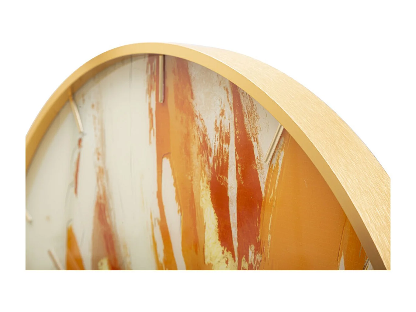 Horloge Murale en Verre "Toply" 60cm Multicolore